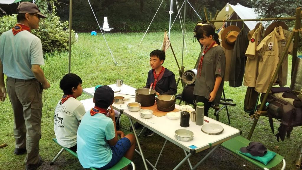 8月23日 25日 ボーイ隊 夏キャンプ 八女市 池の山キャンプ場 ボーイスカウト宗像第２団